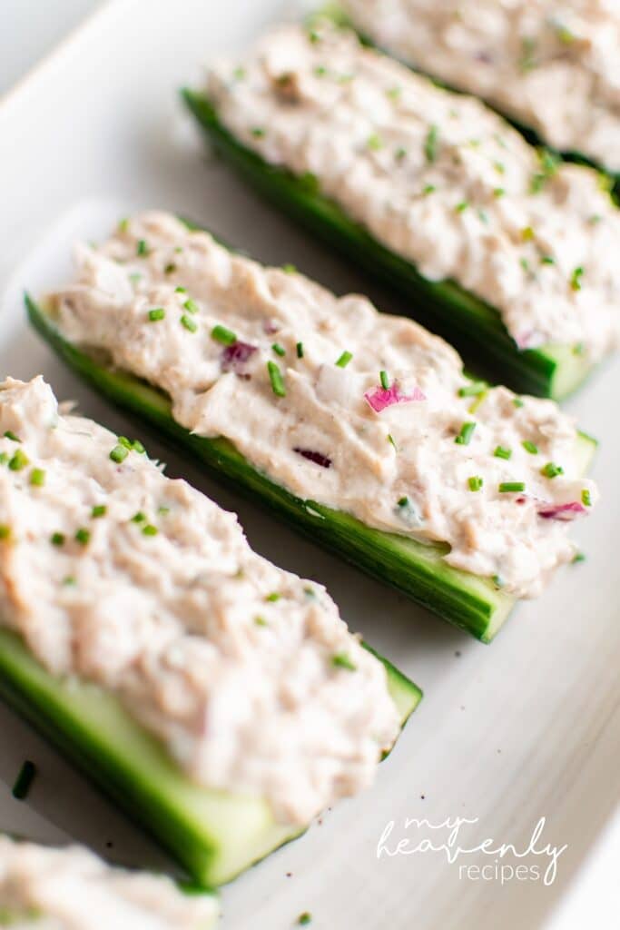 Cucumber Boats Recipe - My Heavenly Recipes