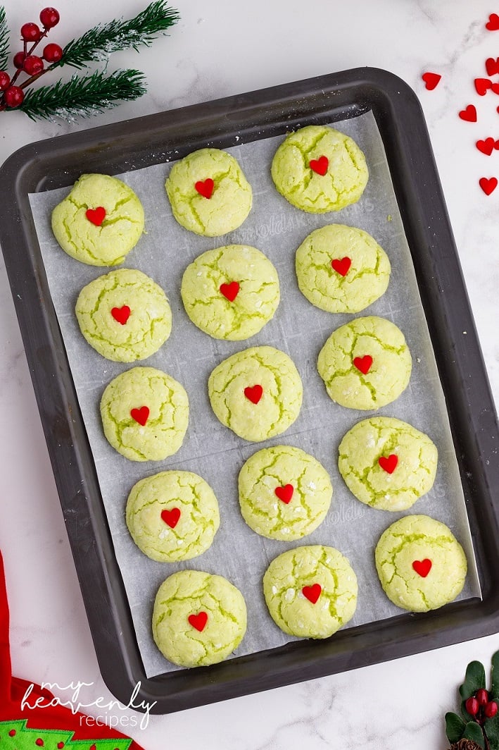Grinch Cookies My Heavenly Recipes
