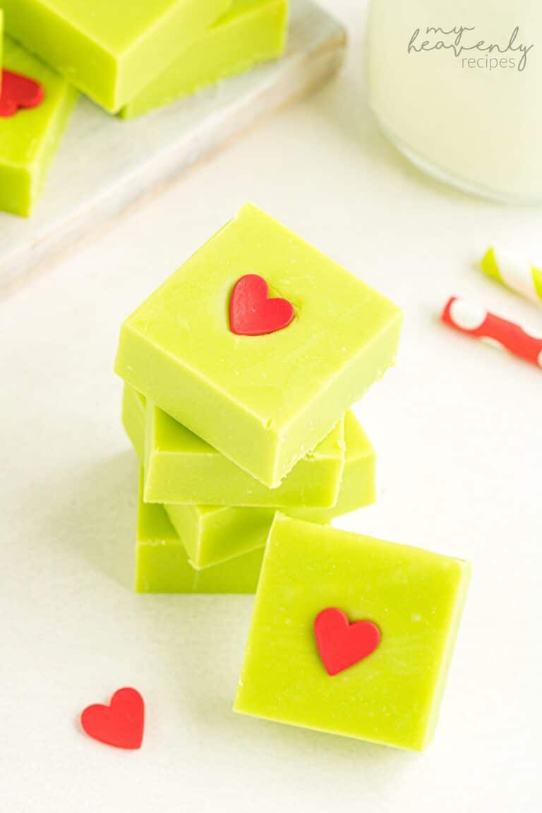 Grinch Fudge Recipe - My Heavenly Recipes