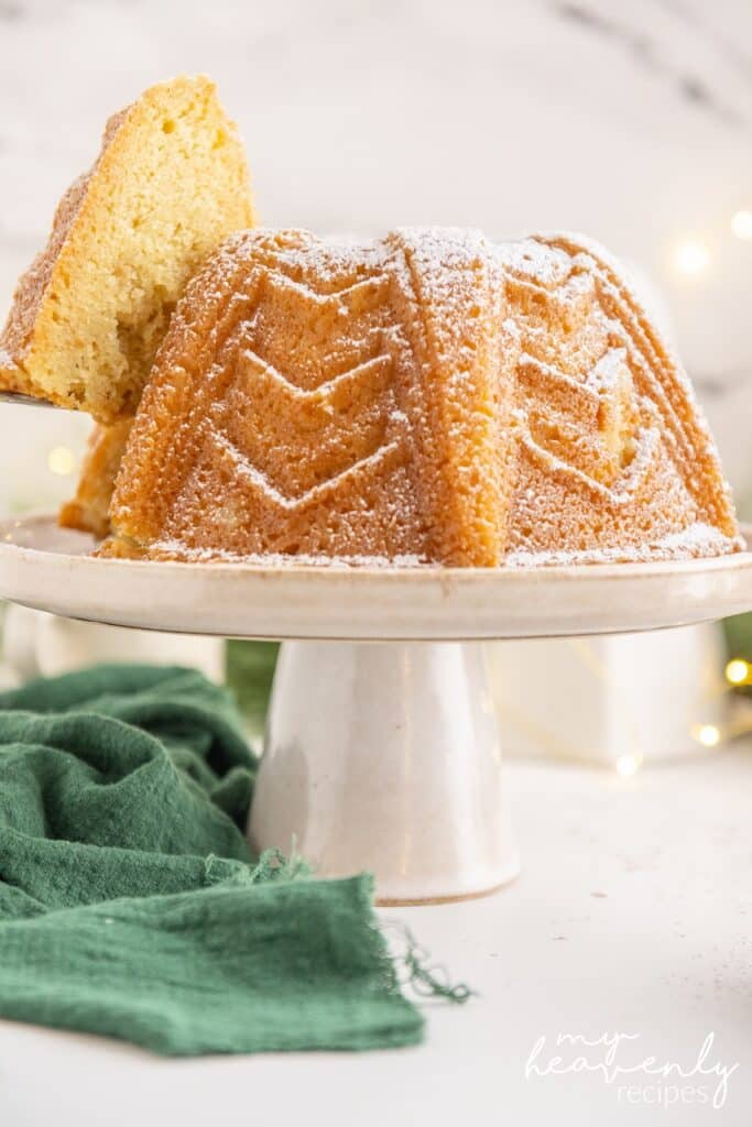 Gooey Butter Cake - Vanilla Cake Basted with Butter Glaze