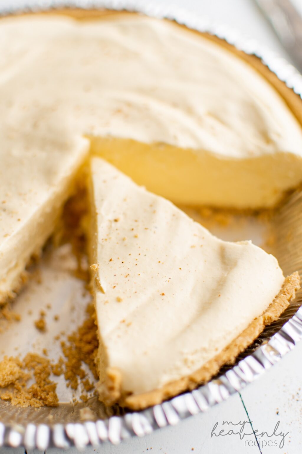 No Bake Eggnog Pie Recipe My Heavenly Recipes