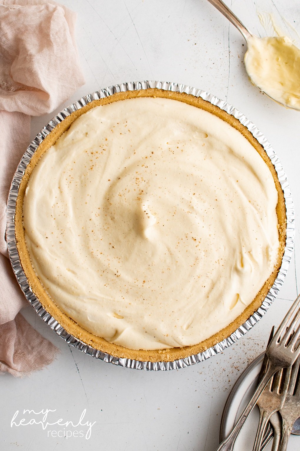 No Bake Eggnog Pie Recipe My Heavenly Recipes no-bake-eggnog-pie-recipe-my-heavenly-recipes