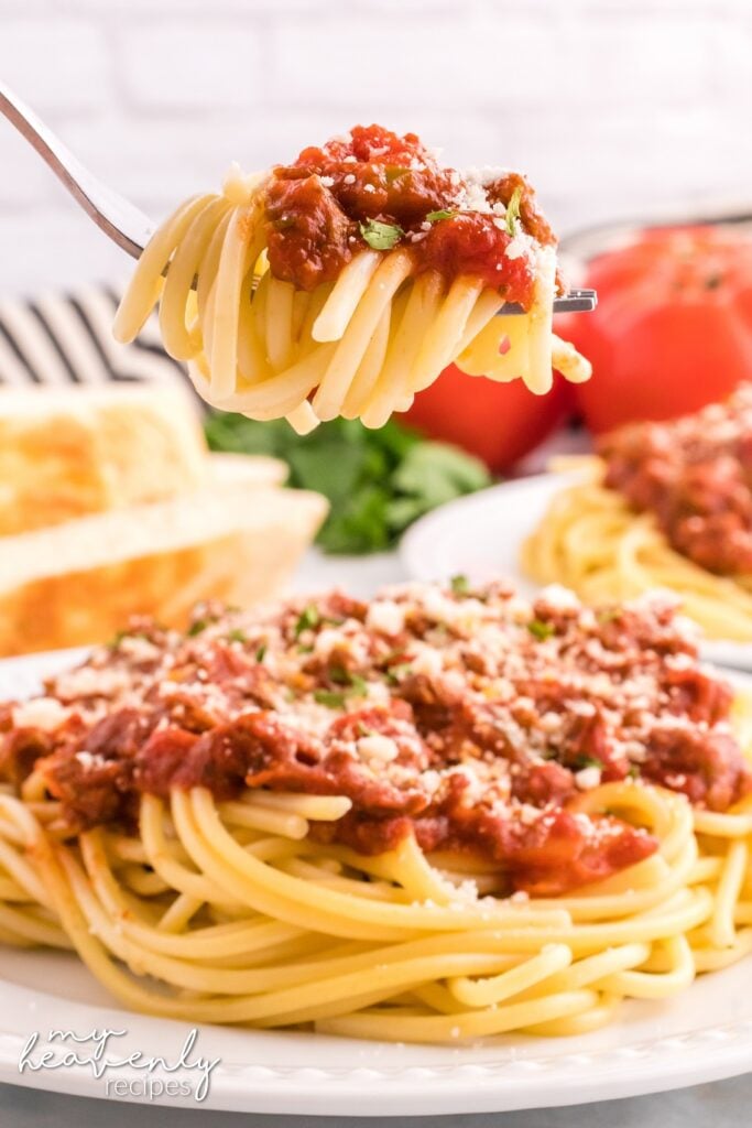 Homemade Spaghetti Sauce Recipe My Heavenly Recipes