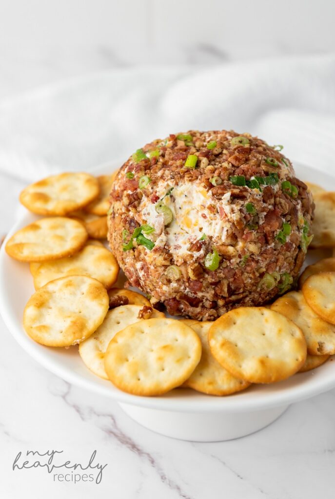 Pecan Bacon Cheese Ball Recipe - My Heavenly Recipes