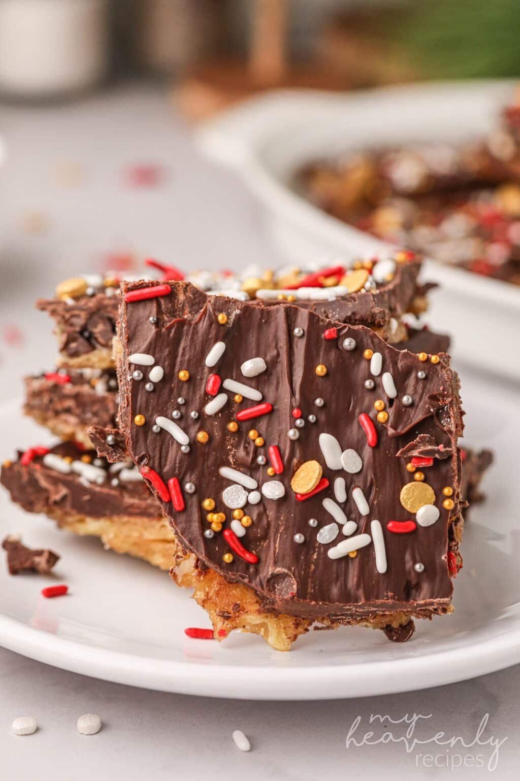 Christmas Crack (Saltine Cracker Toffee) My Heavenly Recipes