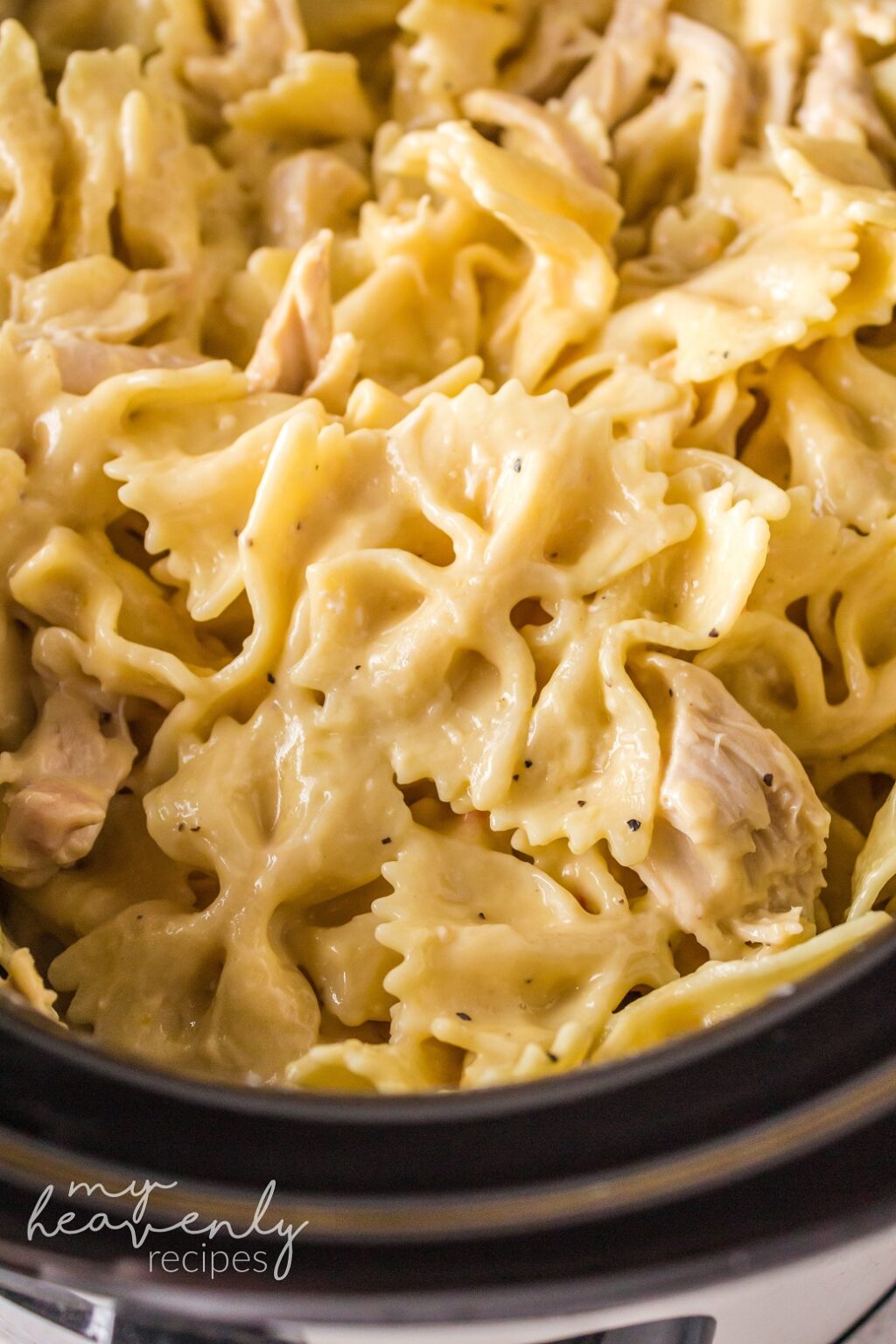 Crockpot Zesty Italian Chicken Pasta - My Heavenly Recipes