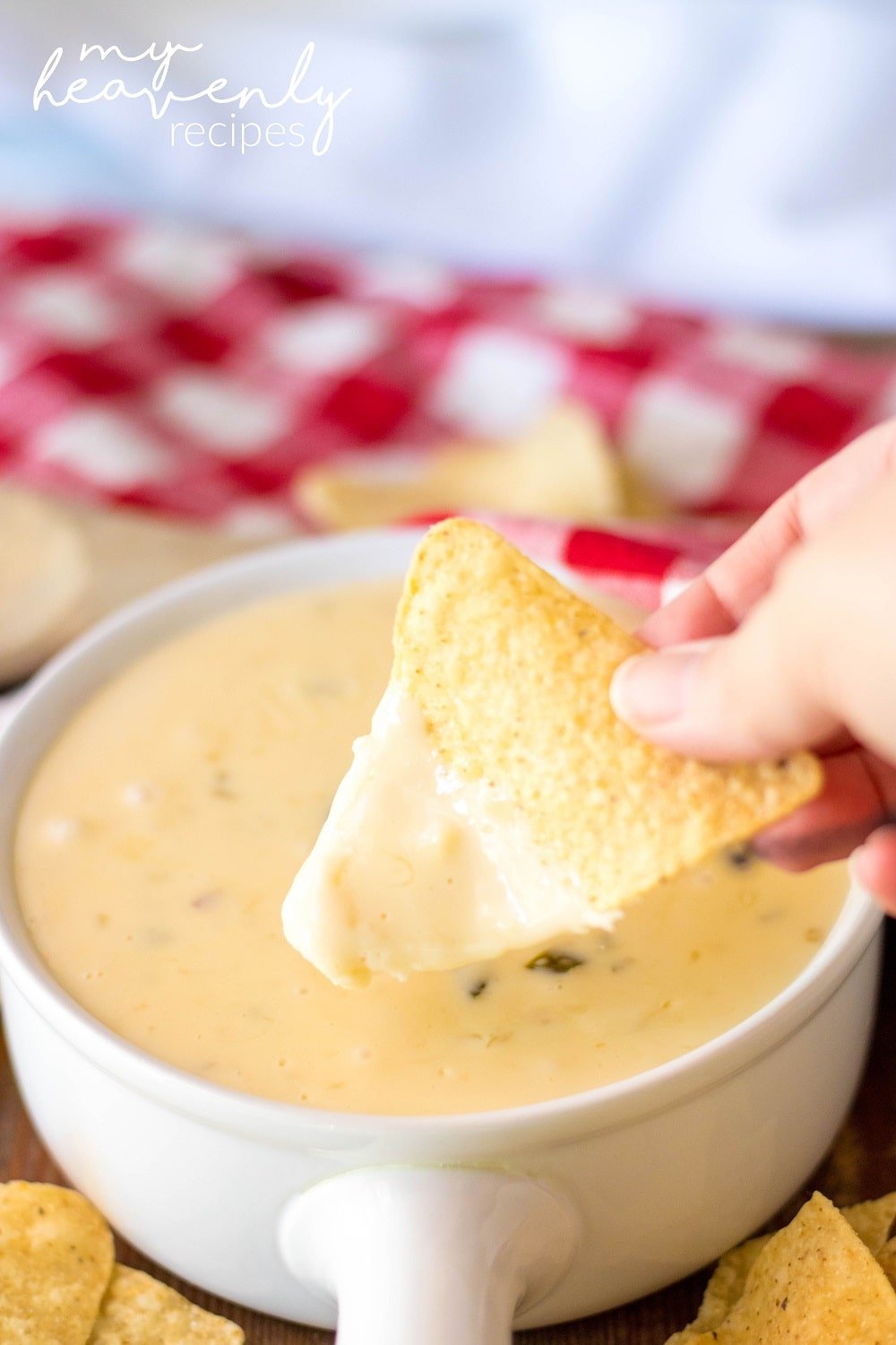 Crockpot White Queso Dip Recipe My Heavenly Recipes