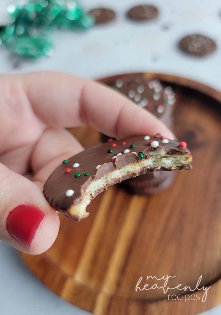 Andes Mint Ritz Cookies - My Heavenly Recipes