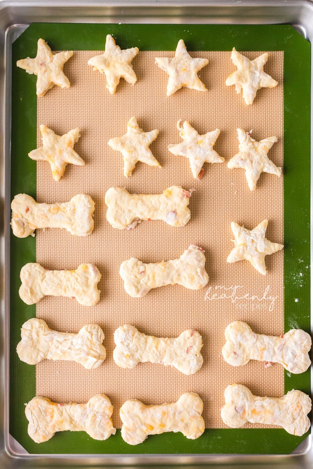 Apple and Cheese Dog Treats - My Heavenly Recipes - Apple And Cheese Dog Treats