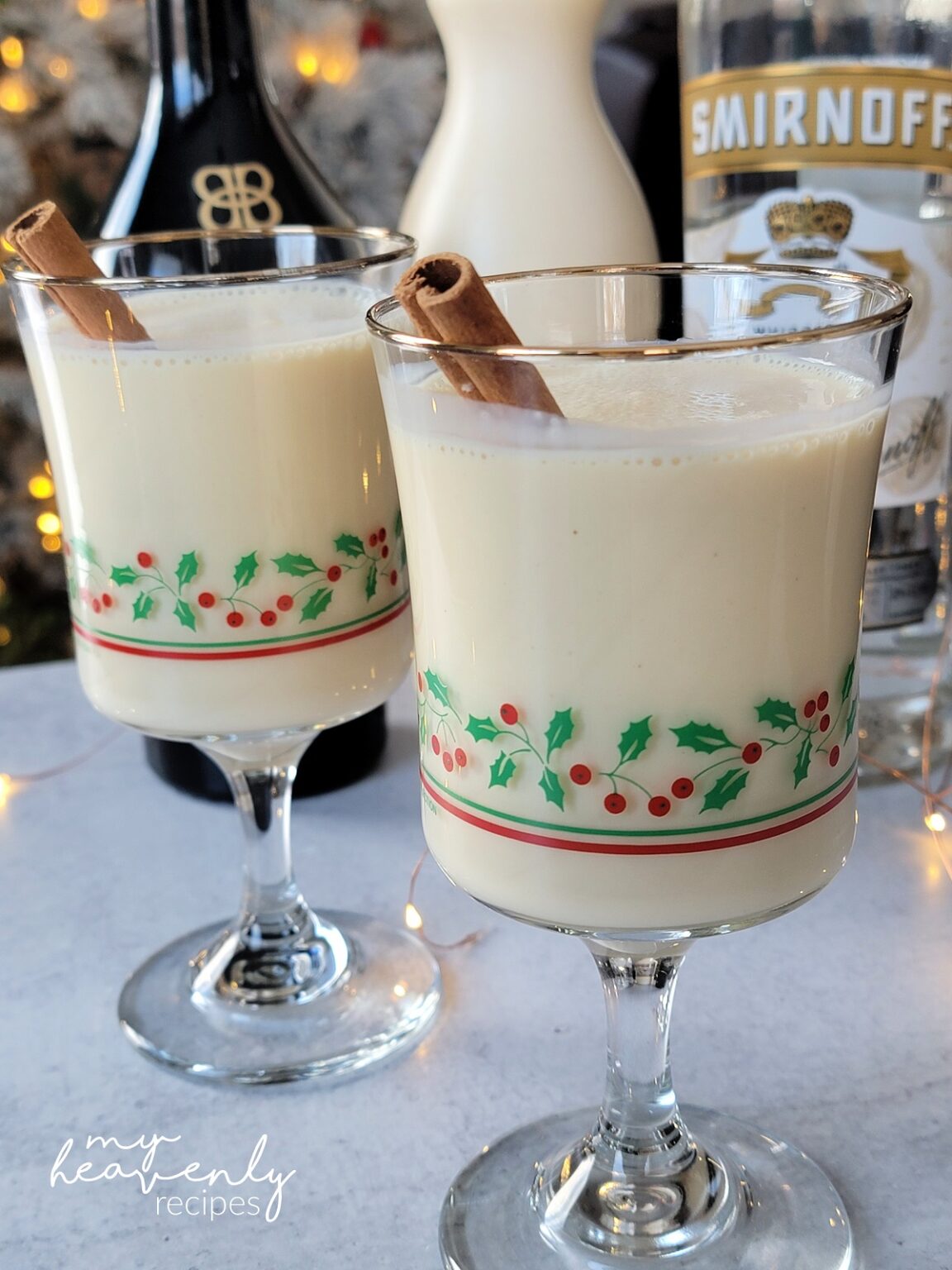 Bailey's and Eggnog Cocktail My Heavenly Recipes