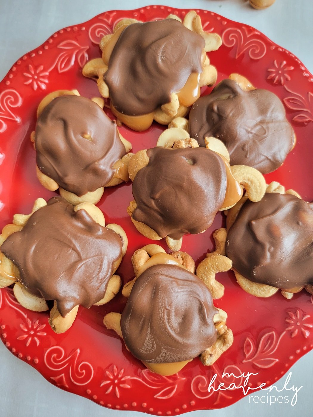 Cashew Clusters (Chocolate & Caramel) My Heavenly Recipes