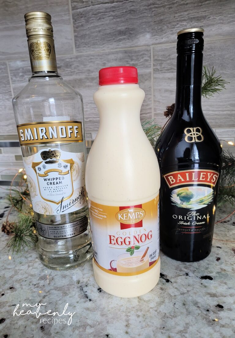 Bailey's and Eggnog Cocktail - My Heavenly Recipes