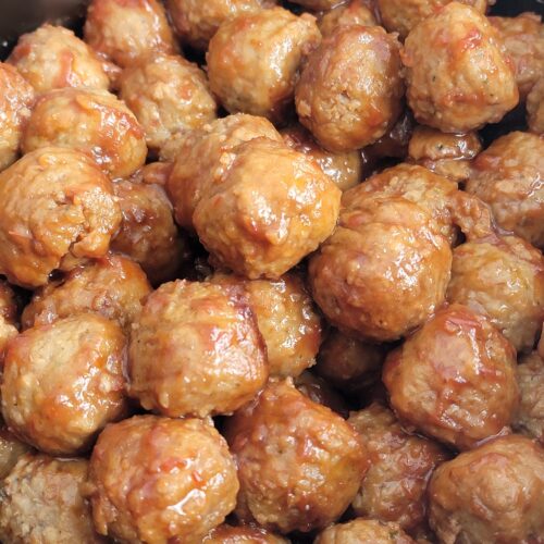 Crockpot Grape Jelly Meatballs My Heavenly Recipes