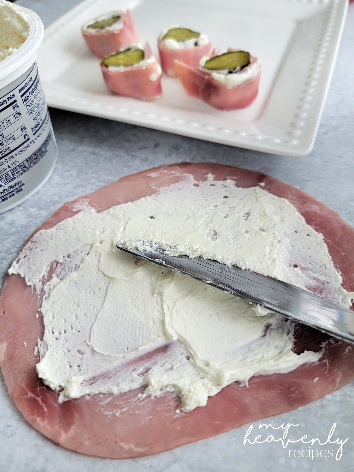 Ham and Pickle Roll Ups My Heavenly Recipes