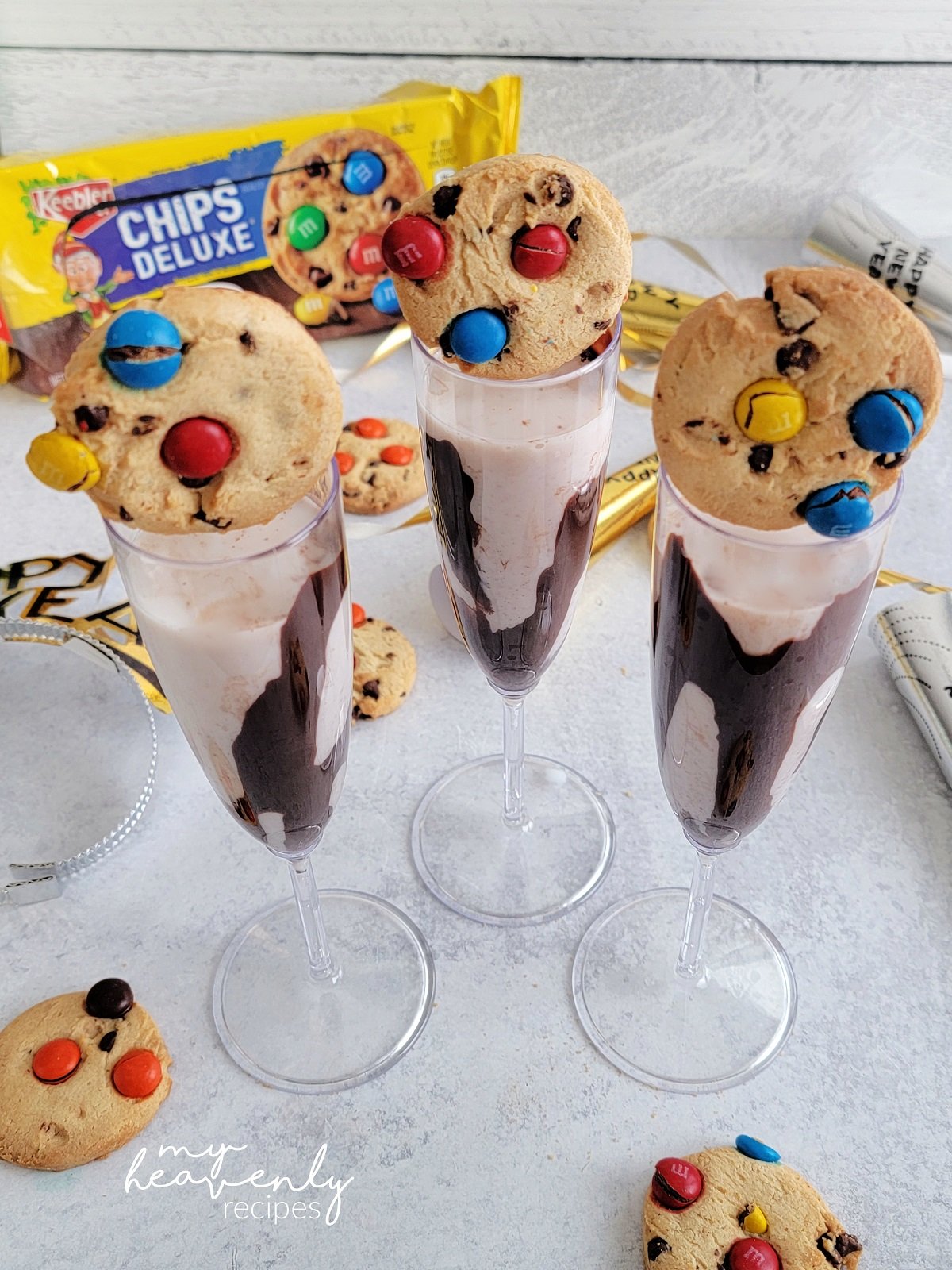 Milk and Cookie Drink for Kids on New Years My Heavenly Recipes
