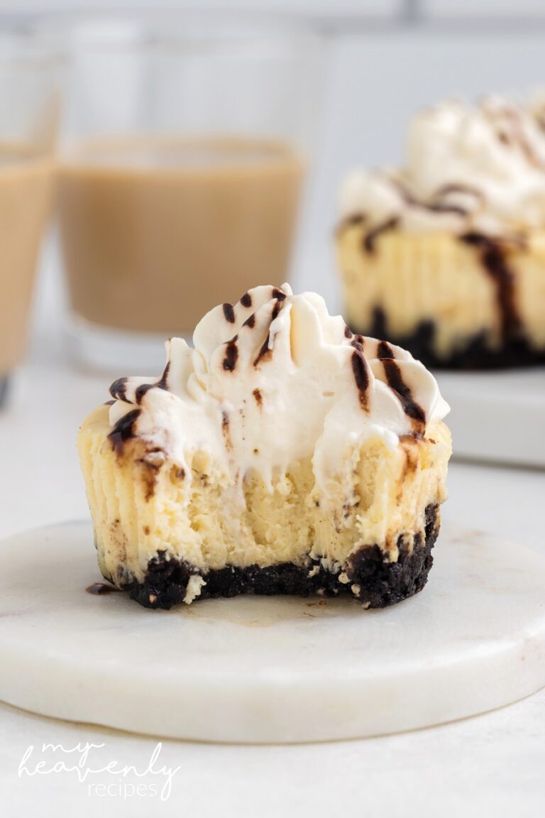 Mini Bailey's Cheesecakes - My Heavenly Recipes
