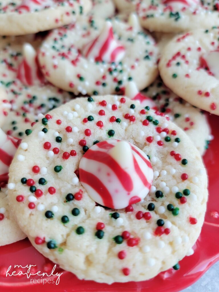 Peppermint Kiss Cookies My Heavenly Recipes