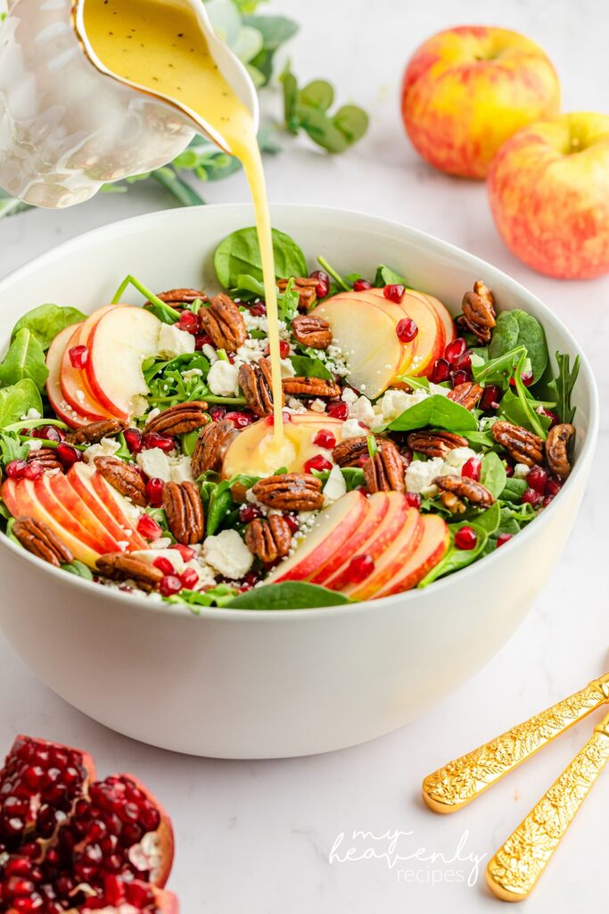 Pomegranate Apple Salad Recipe - My Heavenly Recipes