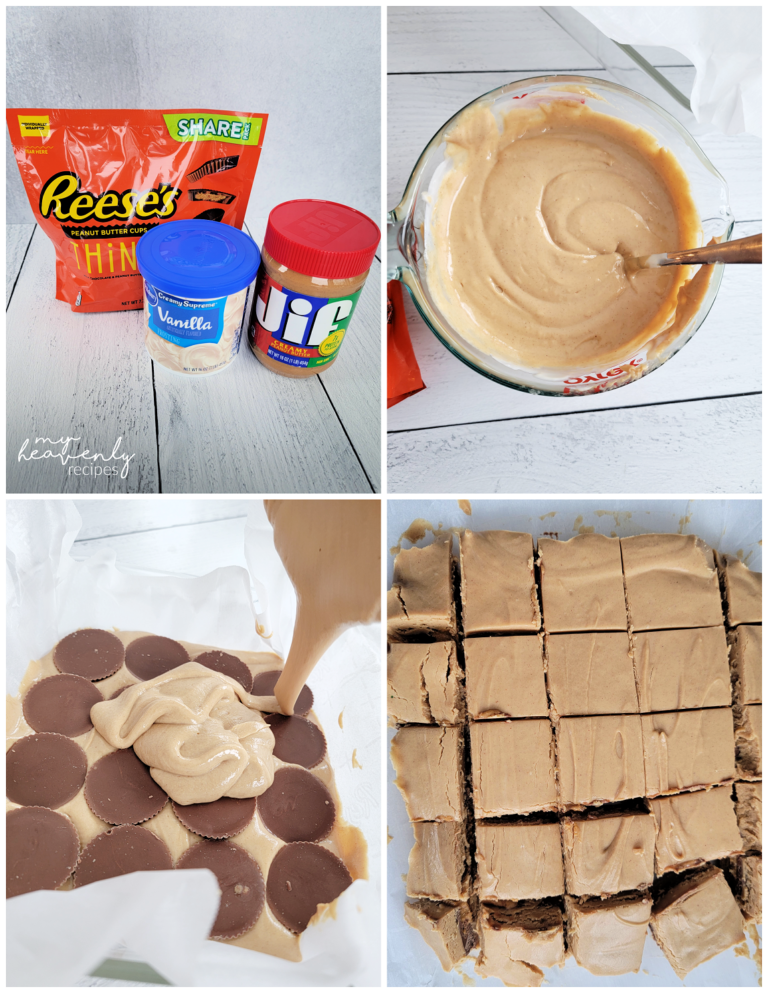 3 Ingredient Reese's Peanut Butter Fudge My Heavenly Recipes