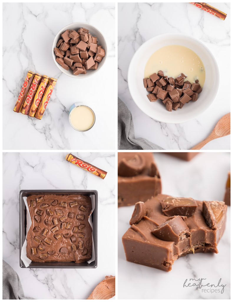 Easy Rolo Fudge - Something Sweet Something Savoury