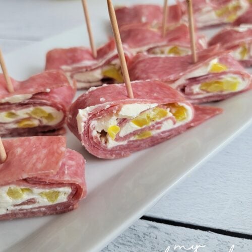 Salami Cream Cheese Roll Ups My Heavenly Recipes
