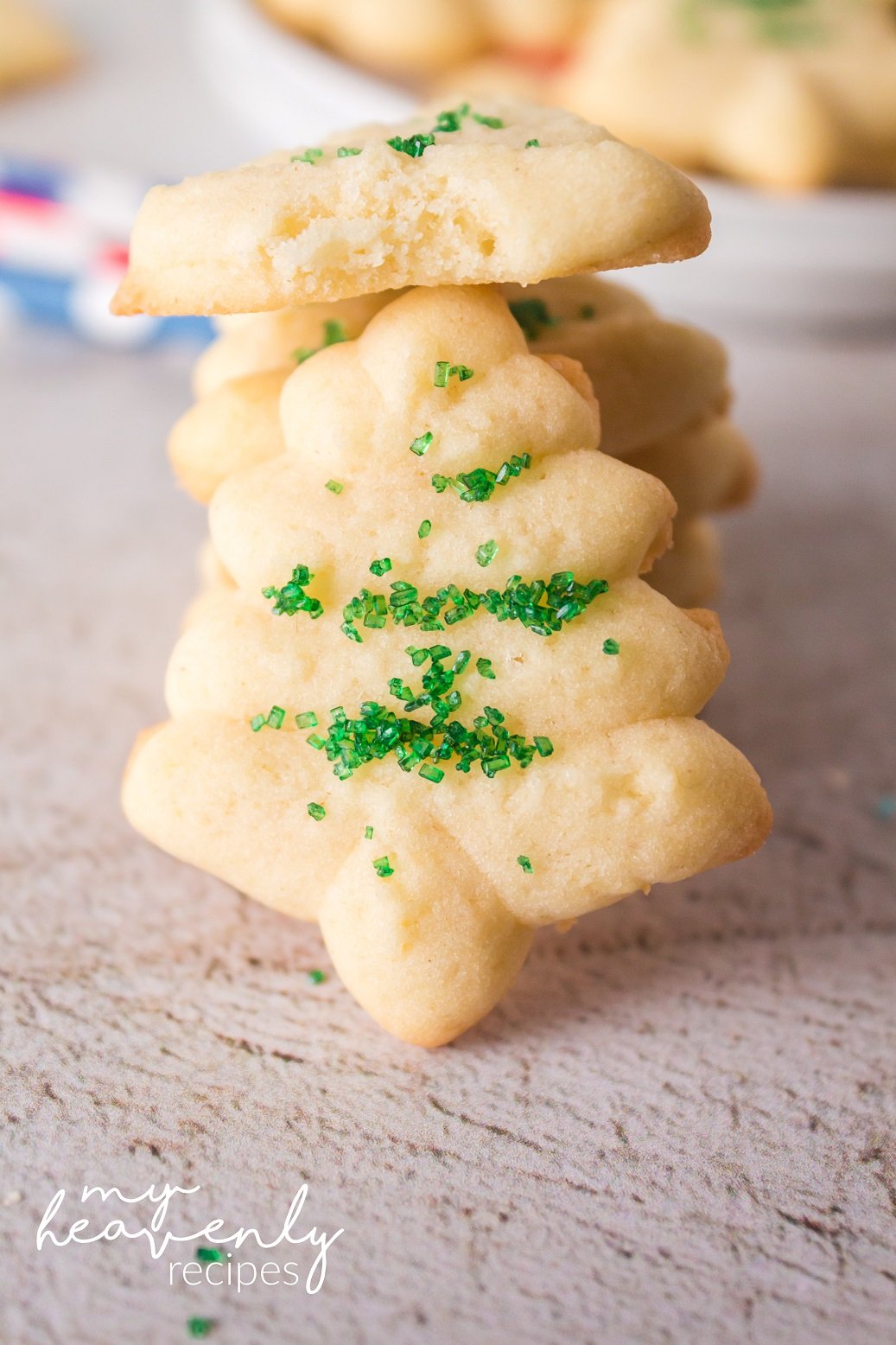 Spritz Cookies Recipe - My Heavenly Recipes