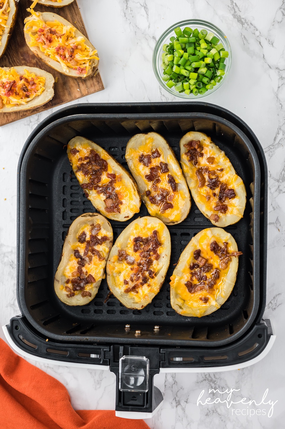 Air Fryer Potato Skins Recipe - My Heavenly Recipes