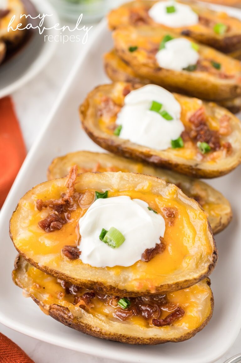 Air Fryer Potato Skins Recipe - My Heavenly Recipes