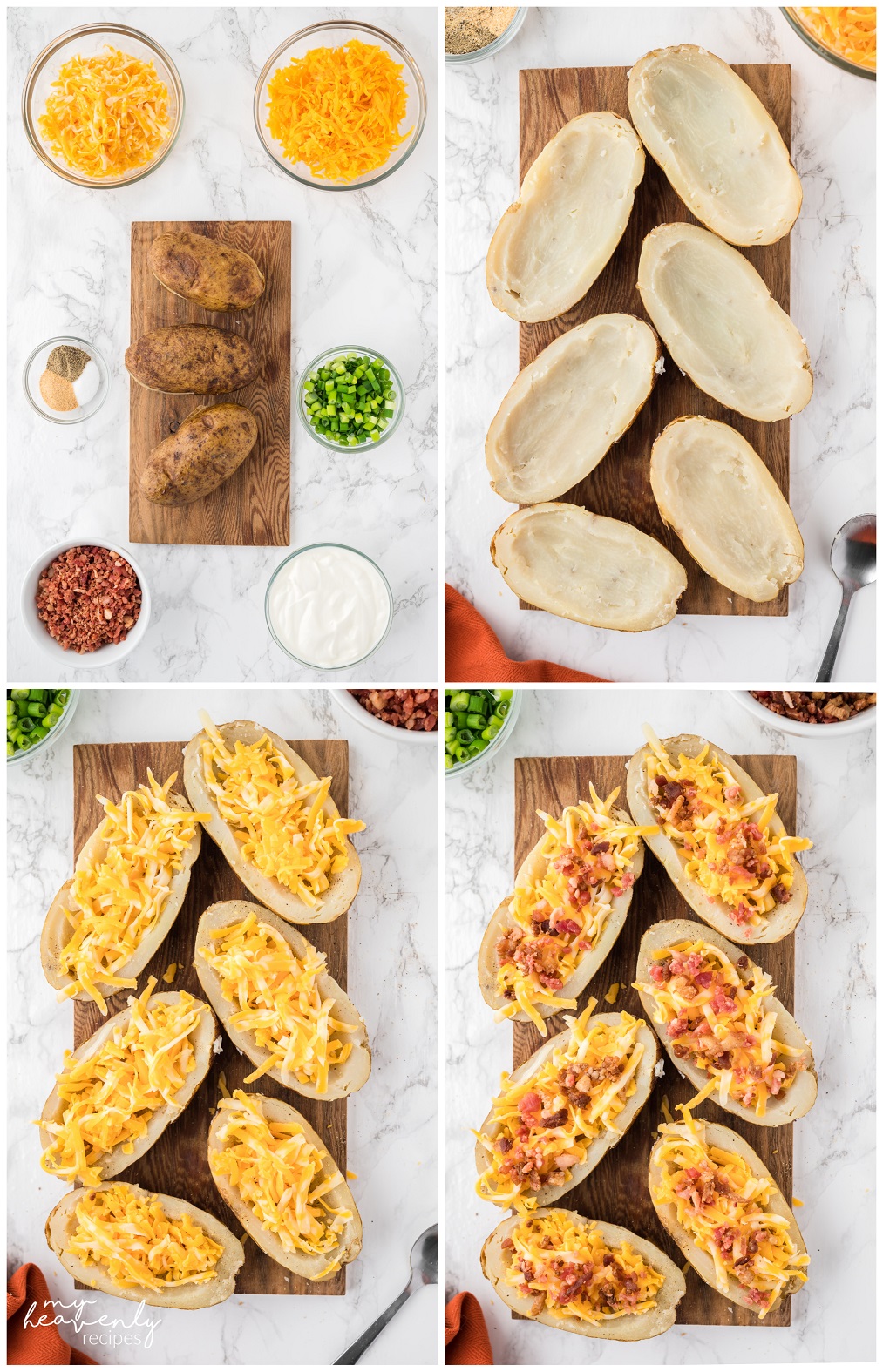 Air Fryer Potato Skins Recipe My Heavenly Recipes