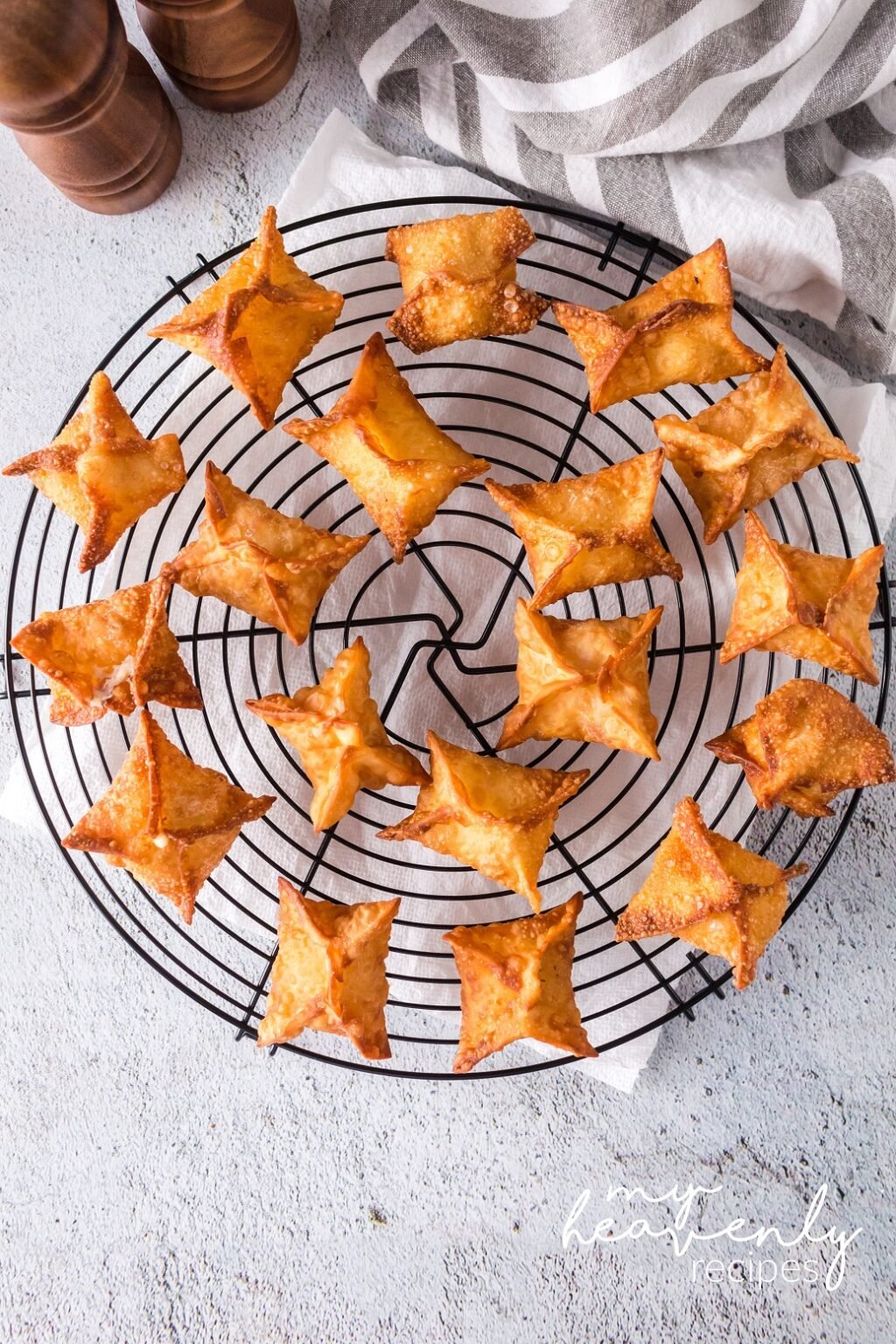 Cream Cheese Wontons Recipe My Heavenly Recipes