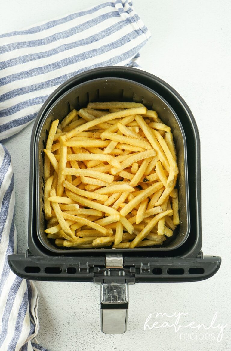 How to Make Frozen French Fries in Air Fryer My Heavenly Recipes