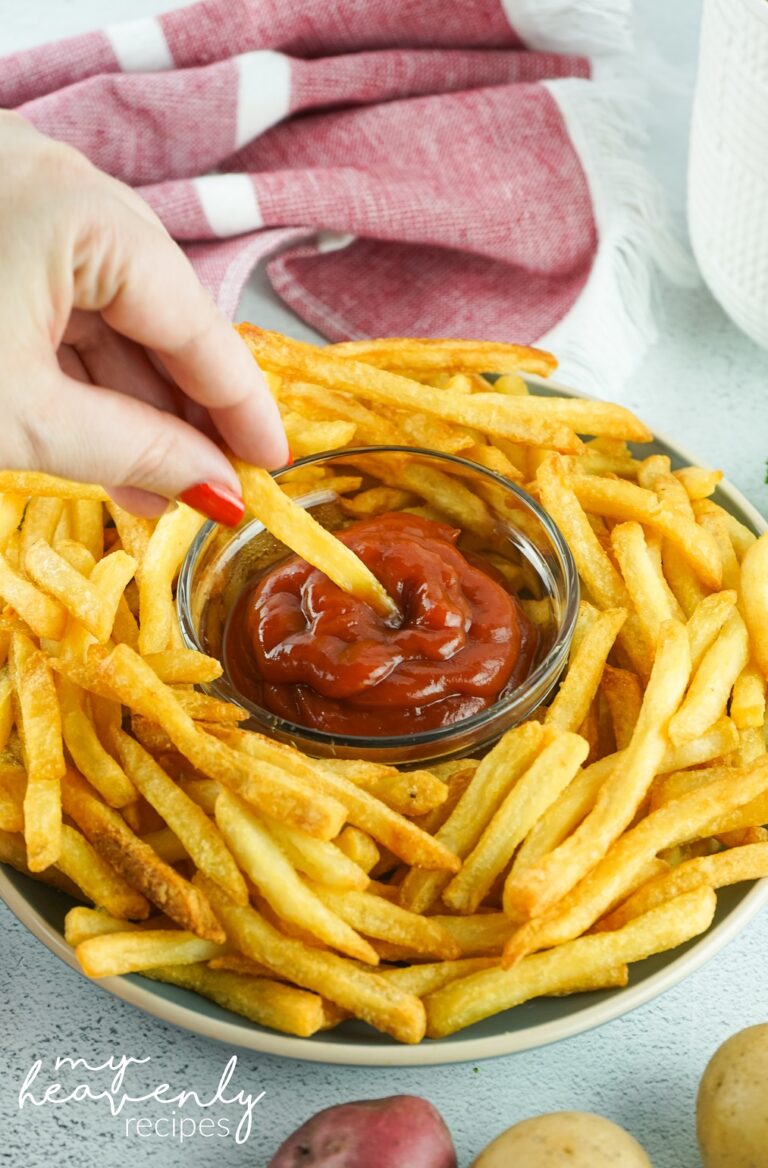 How to Make Frozen French Fries in Air Fryer My Heavenly Recipes