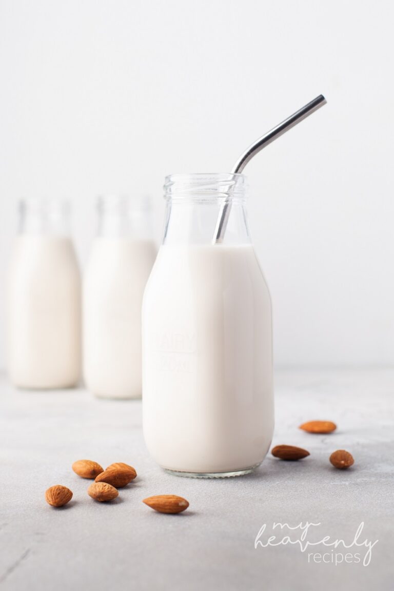 How to Make Almond Milk - My Heavenly Recipes