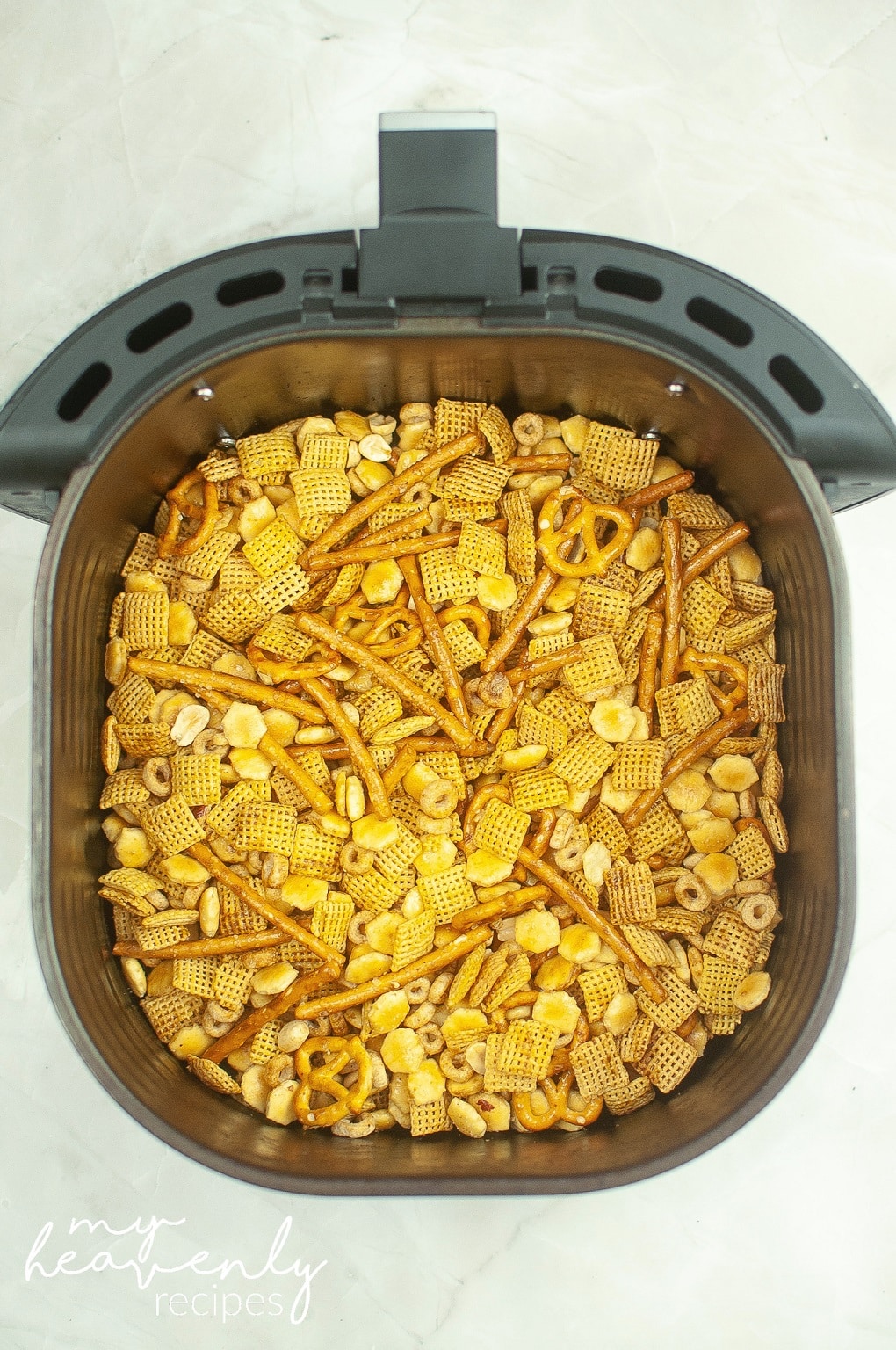 Air Fryer Chex Mix Recipe My Heavenly Recipes
