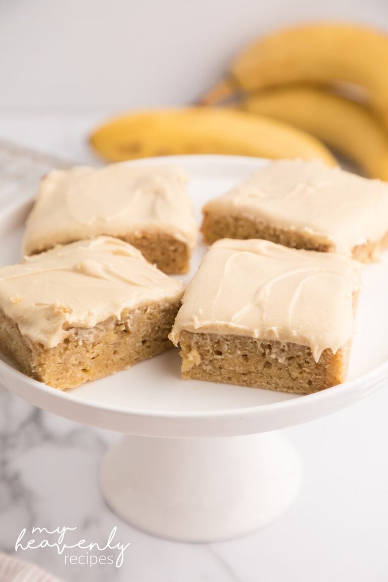 Banana Blondies Recipe - My Heavenly Recipes