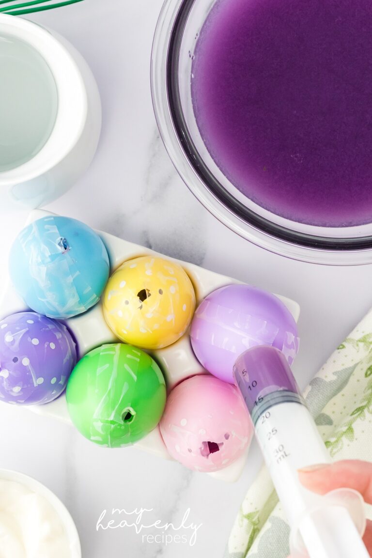 Rainbow Jello Easter Eggs My Heavenly Recipes