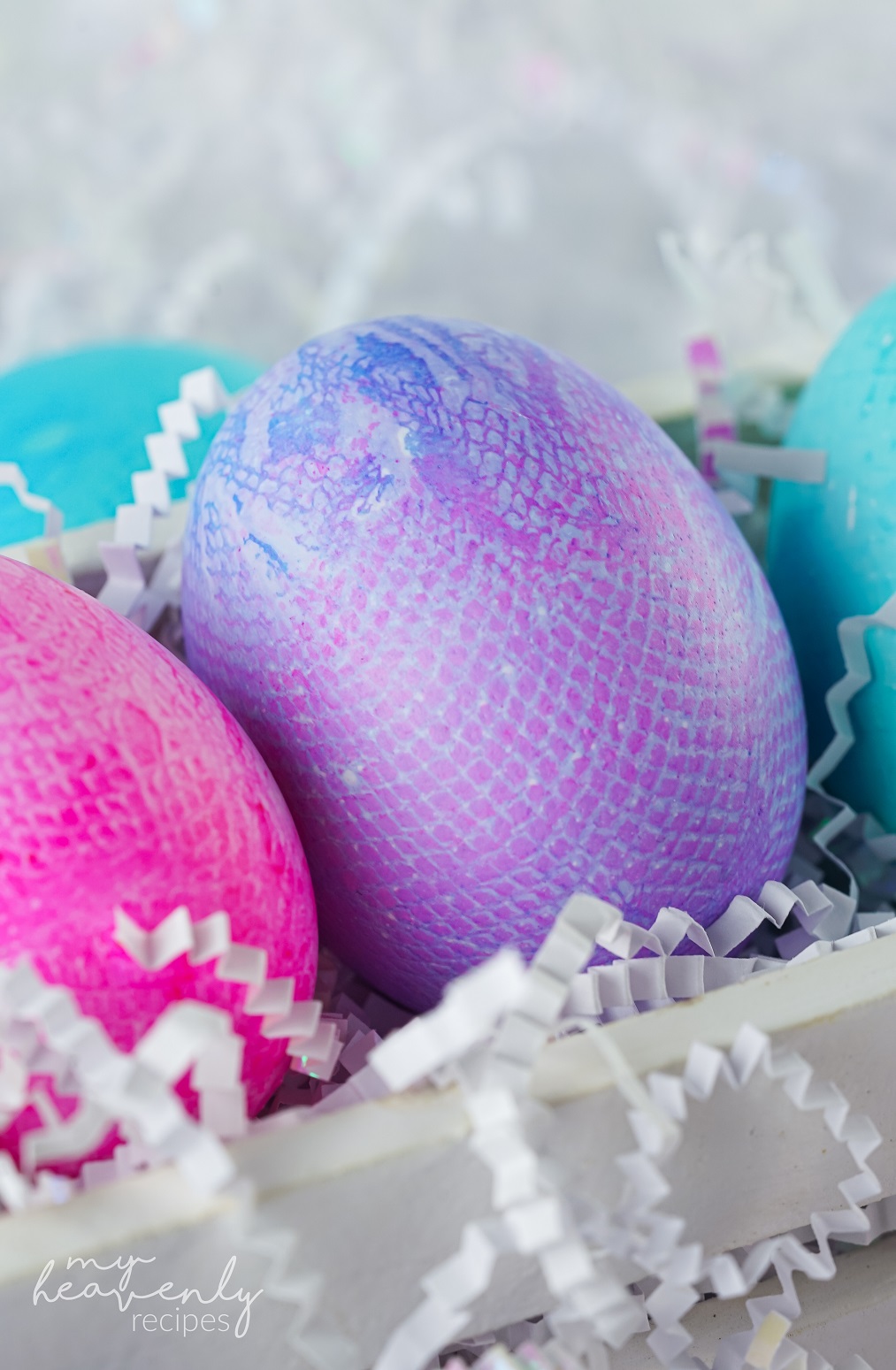Fabric Textured Easter Eggs