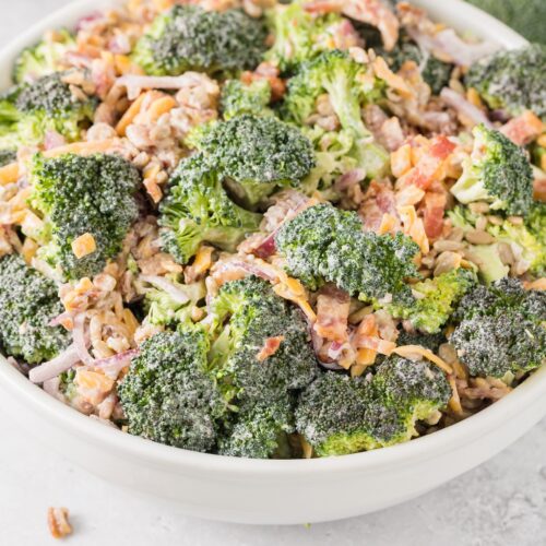 Keto Broccoli Salad Recipe My Heavenly Recipes