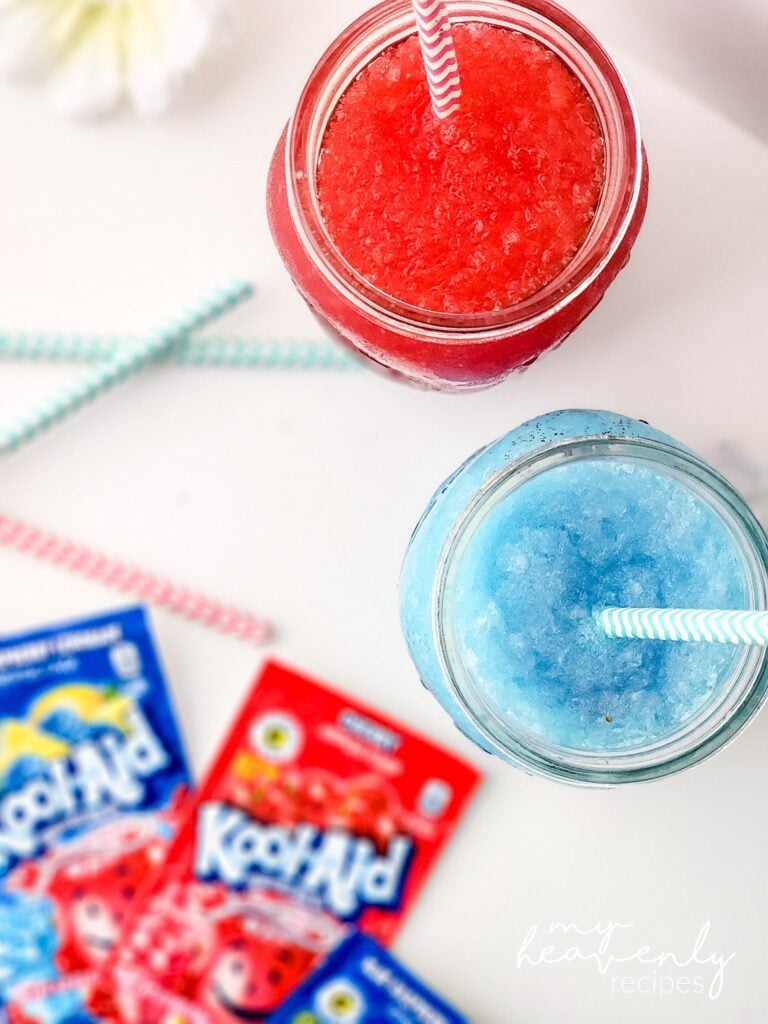 How to Make Kool-Aid Slushies - My Heavenly Recipes