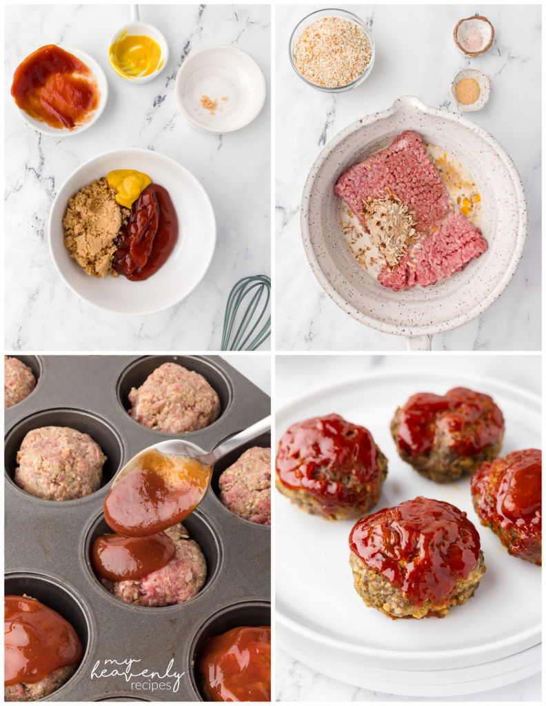 Mini Meatloaves Recipe - My Heavenly Recipes