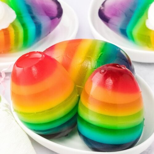 Rainbow Jello Easter Eggs My Heavenly Recipes