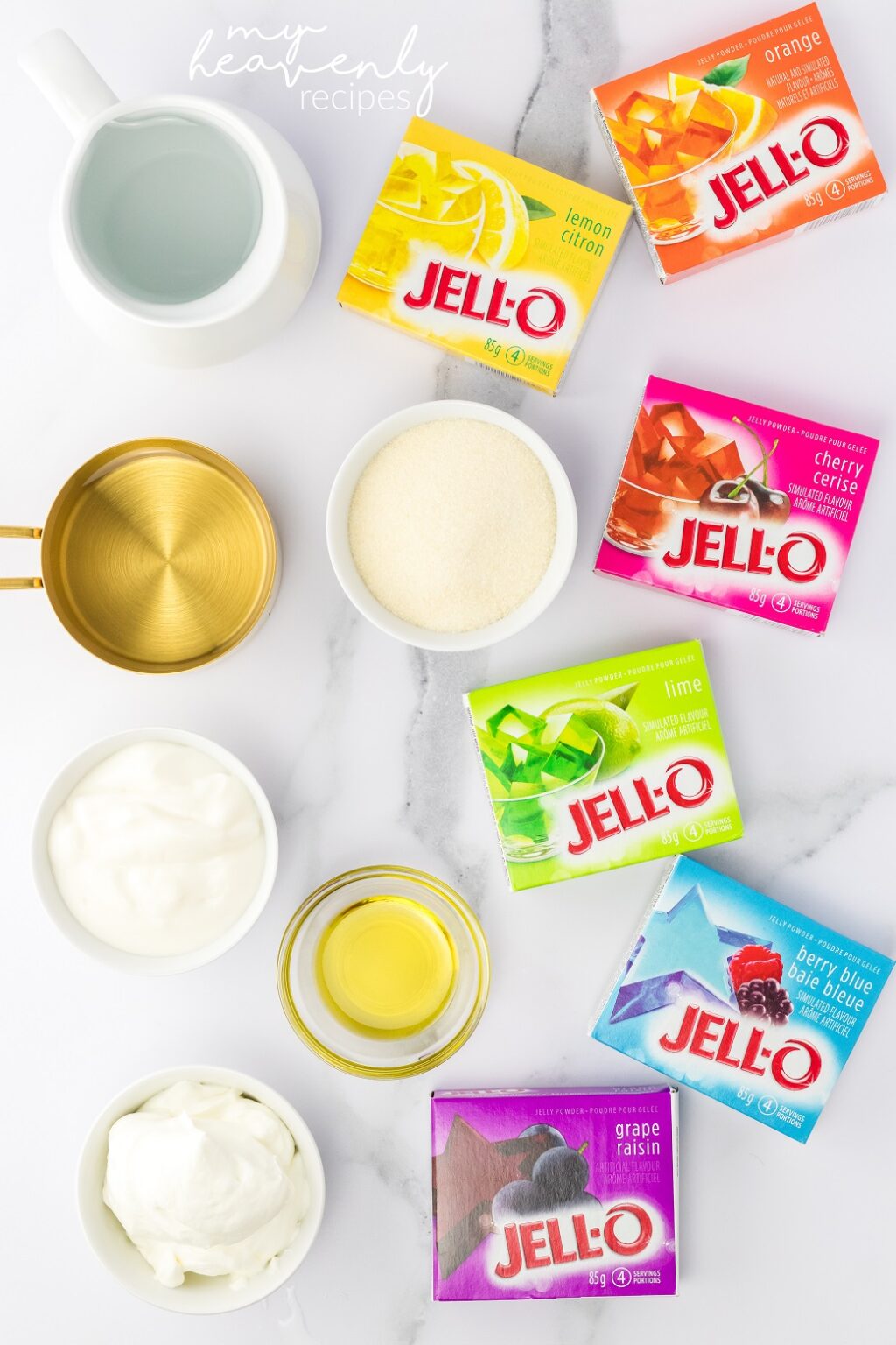 Rainbow Jello Easter Eggs My Heavenly Recipes