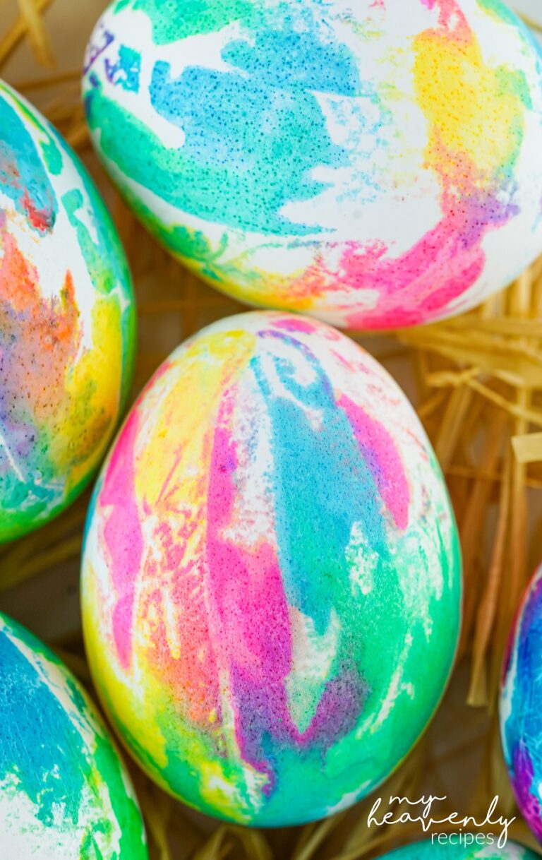 Tie Dye Easter Eggs My Heavenly Recipes