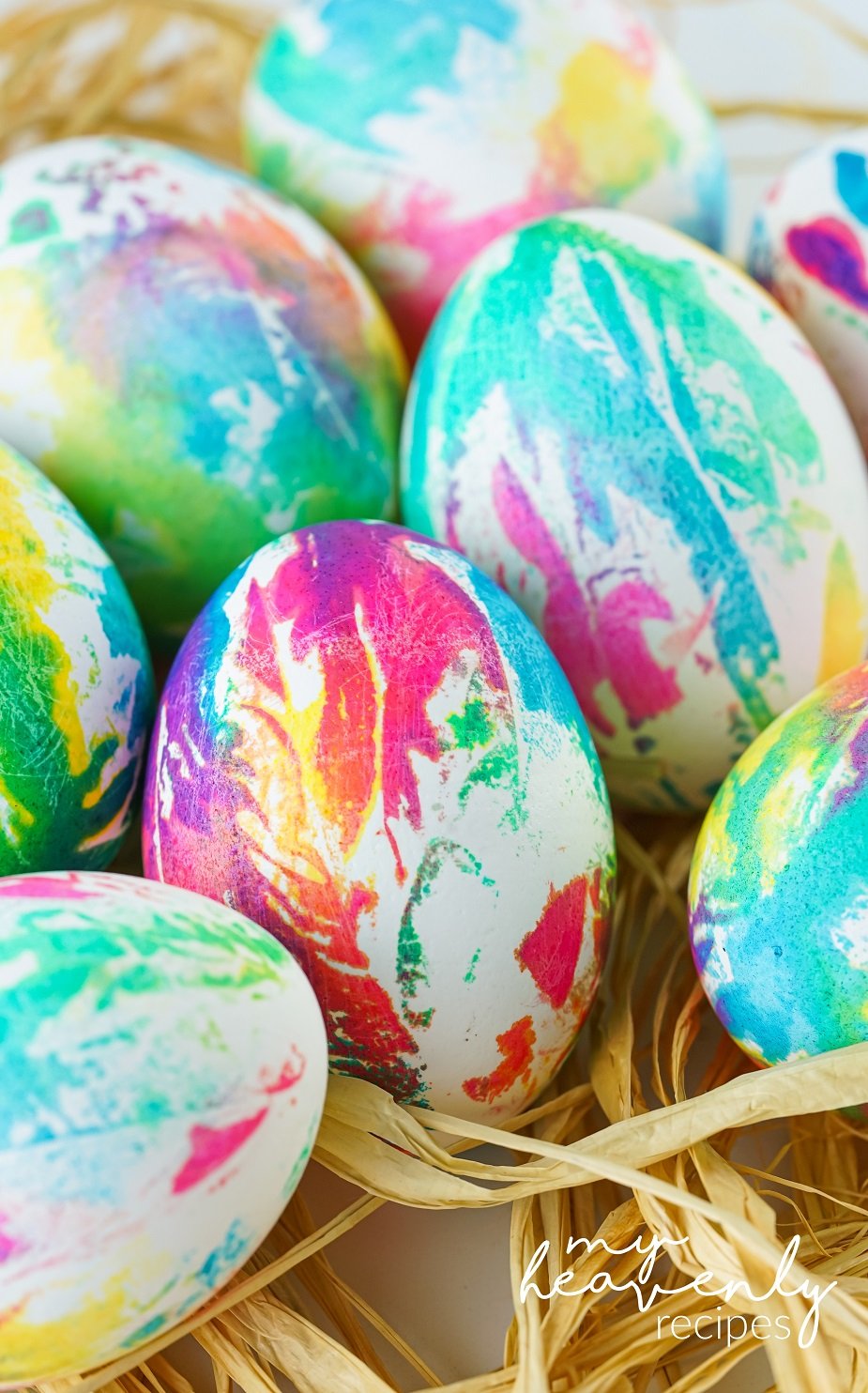 Tie Dye Easter Eggs