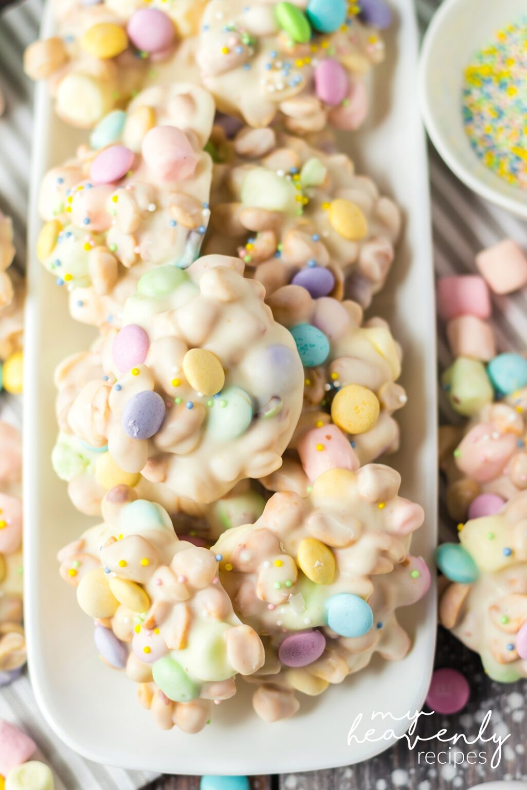 Crockpot Easter Cluster Candy My Heavenly Recipes
