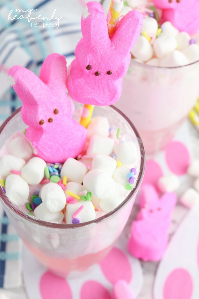 Bunny Punch with Bunny Tail Stirrers! ⋆ Sprinkle Some Fun