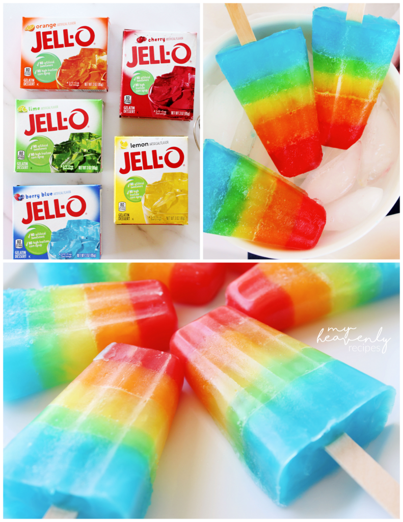 Easy Jello Popsicles - One Sweet Appetite