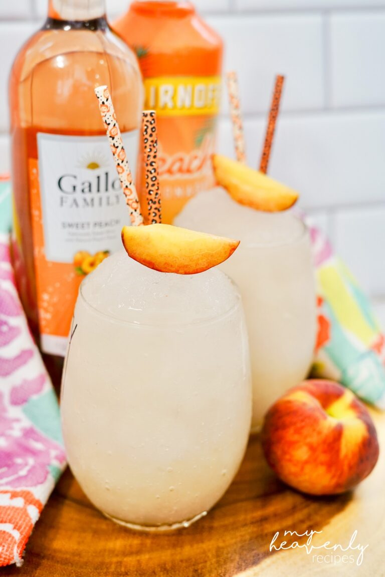 Peach Wine Slushies My Heavenly Recipes