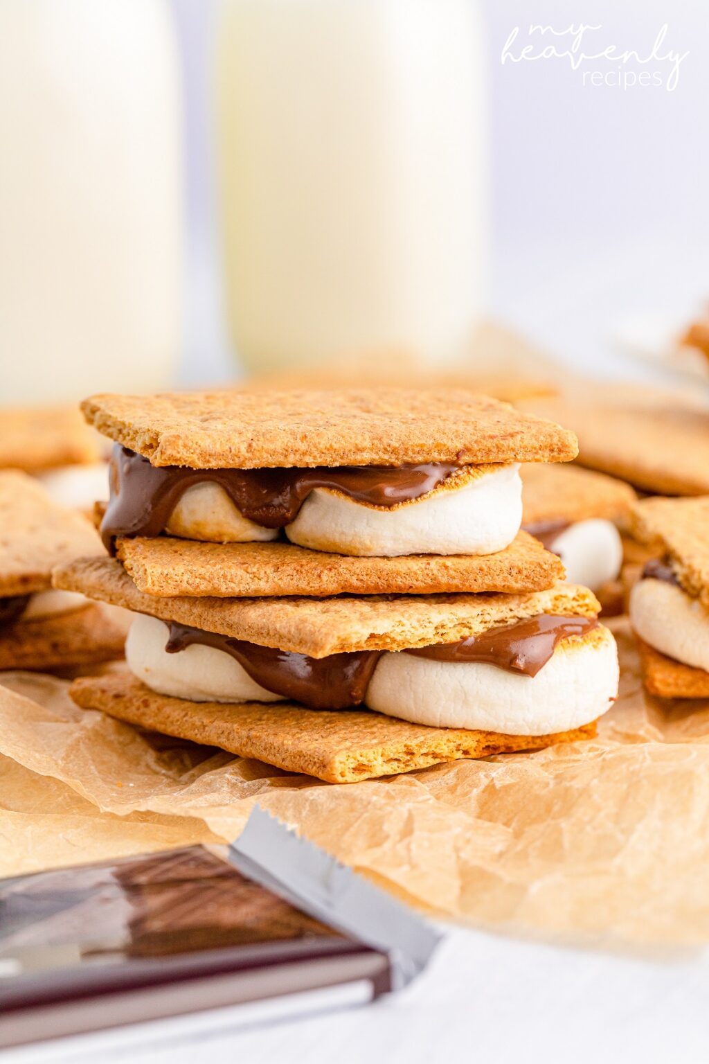 Air Fryer S mores My Heavenly Recipes smores-bar