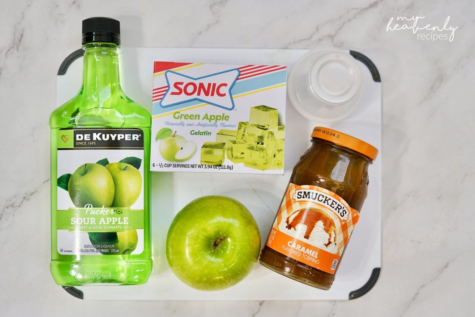 Caramel Apple Jello Shots My Heavenly Recipes